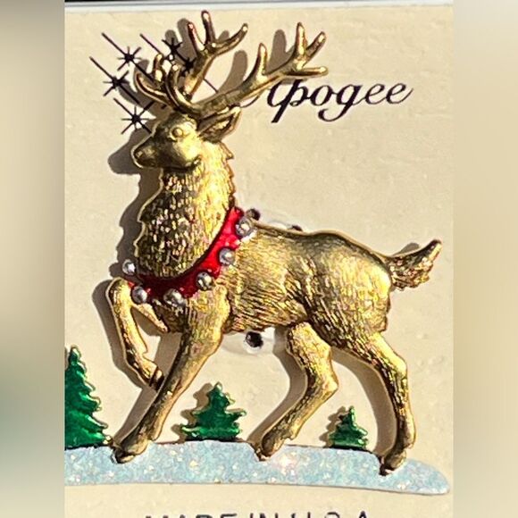 Reindeer brooch 🦌🎄 new 🦌🎄 - Picture 3 of 3